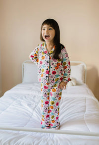 2 piece Button Up Pj Set IN Boo Crew