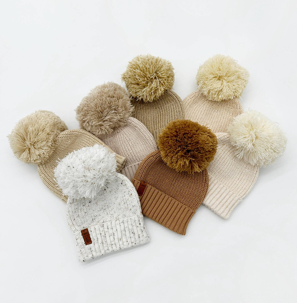Cotton Pom Beanie - Coco Speckle