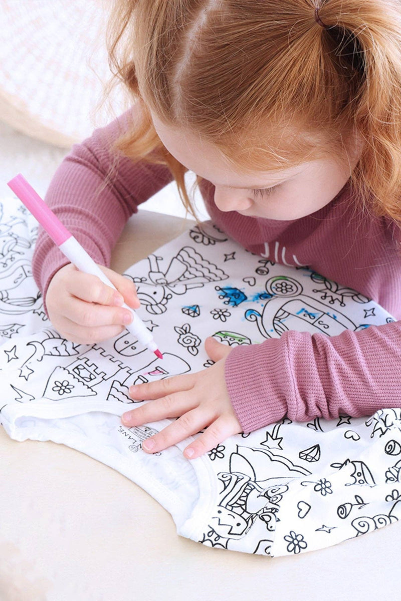 Colorable Two-Piece Pajama Set | Far Far Away