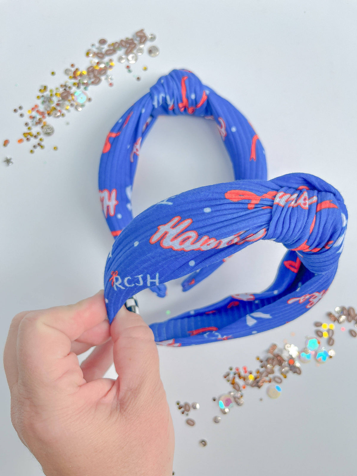 KU RockChalk Jayhawk Knotted Headband