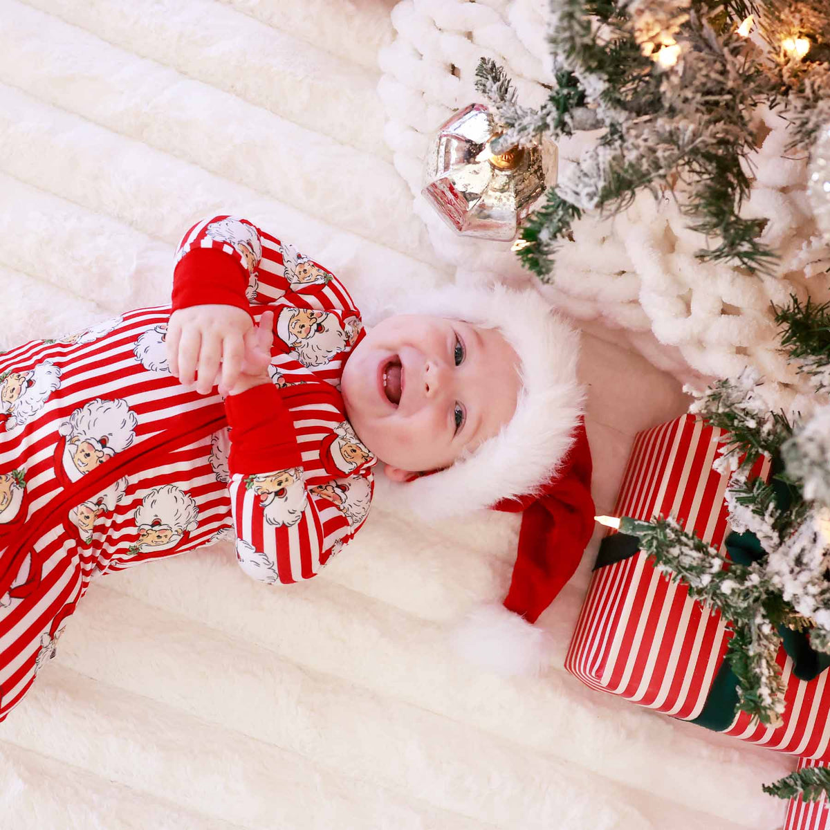 Santa Claus Lane Convertible Zip Romper
