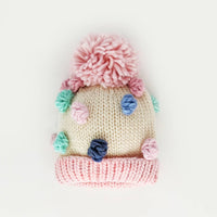 Pastel Popcorn Beanie Hat