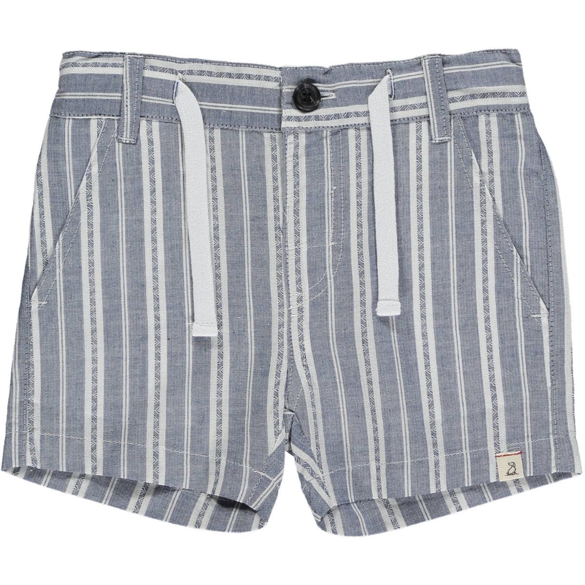 Newport Blue/Cream Striped Crew Shorts