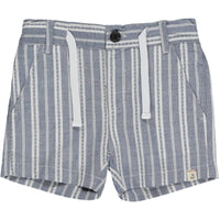 Newport Blue/Cream Striped Crew Shorts