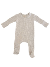 Dove Speckle / 2-Way Zip Footie