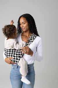 The Monarch Toddler Sling - Ebony Check
