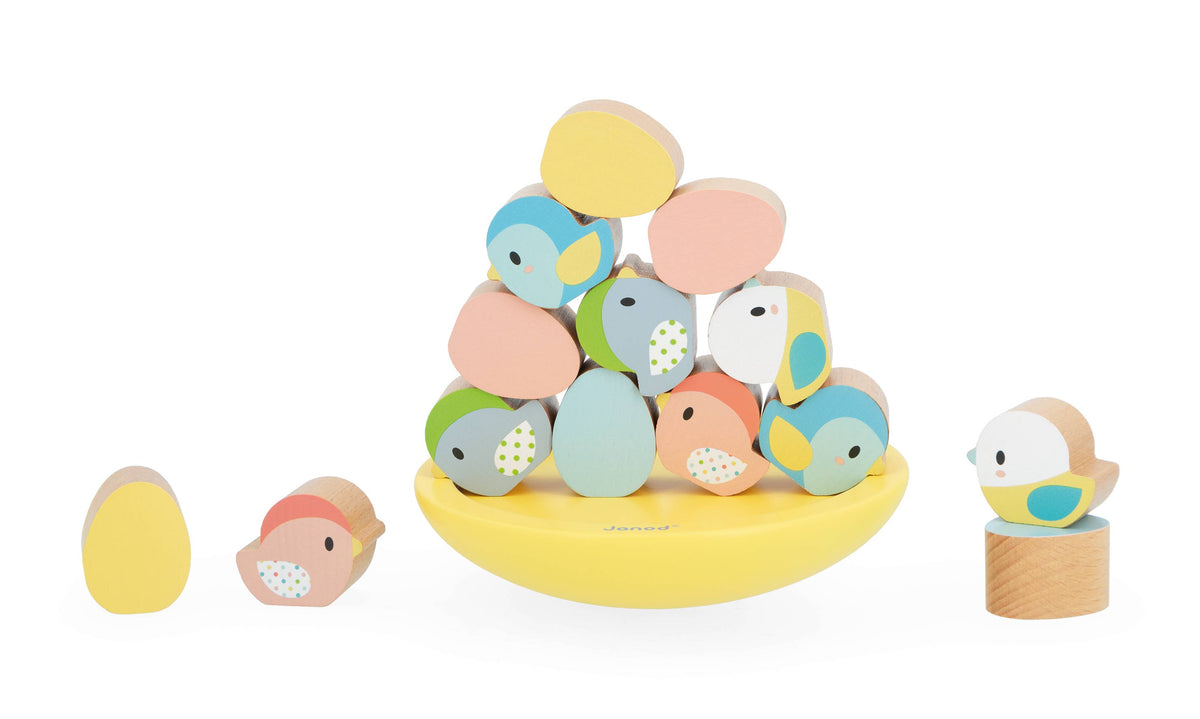 Pure | Nest Balancing Game | 9 birds and 6 eggs