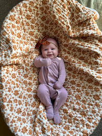 Lavender | Organic Snap Footie