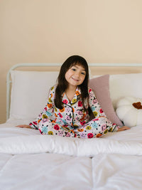 2 piece Button Up Pj Set IN Boo Crew
