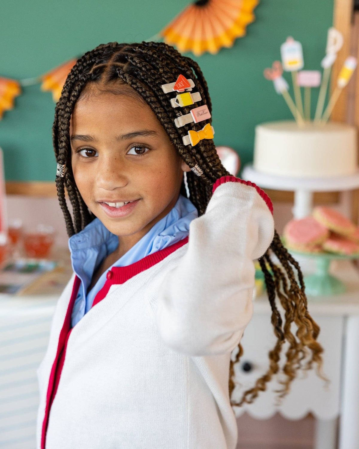 Occasions Back to School Resin Barrettes