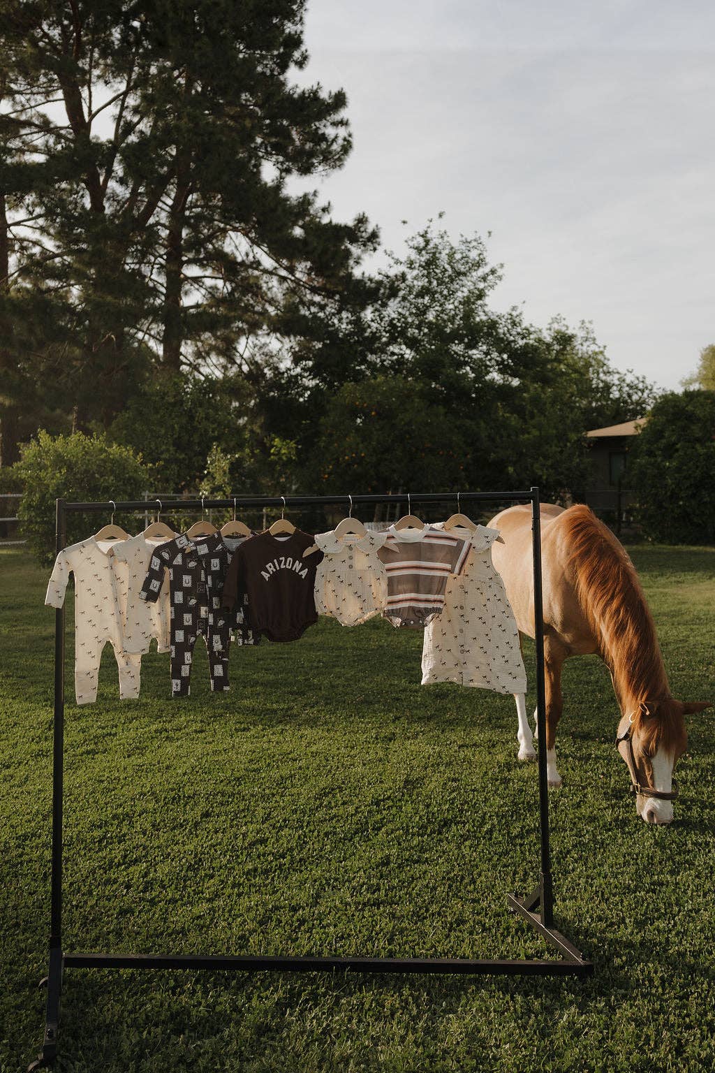 Bamboo Zip Pajamas | Wild Horses