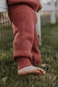 Nova Chunky Knit Set in Rosewood