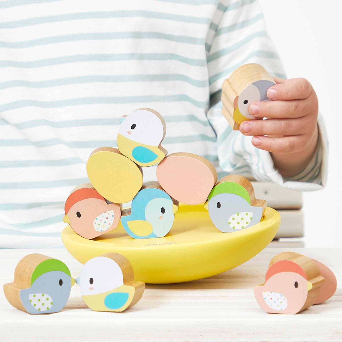 Pure | Nest Balancing Game | 9 birds and 6 eggs