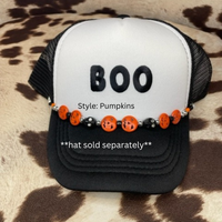 Halloween Themed Little K & Co Hat Shop Trucker Hat Chains