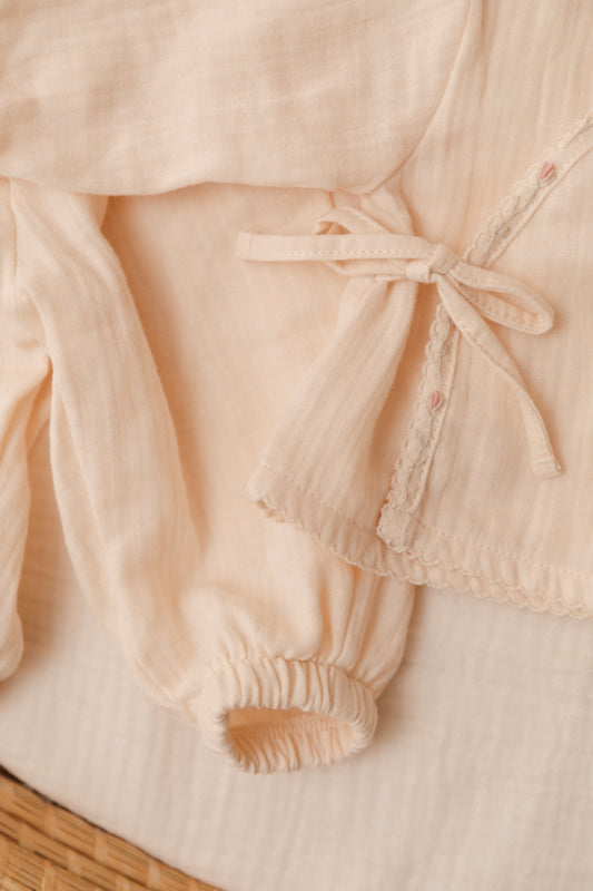 Gauze Bundle Set in Pearl Flowers