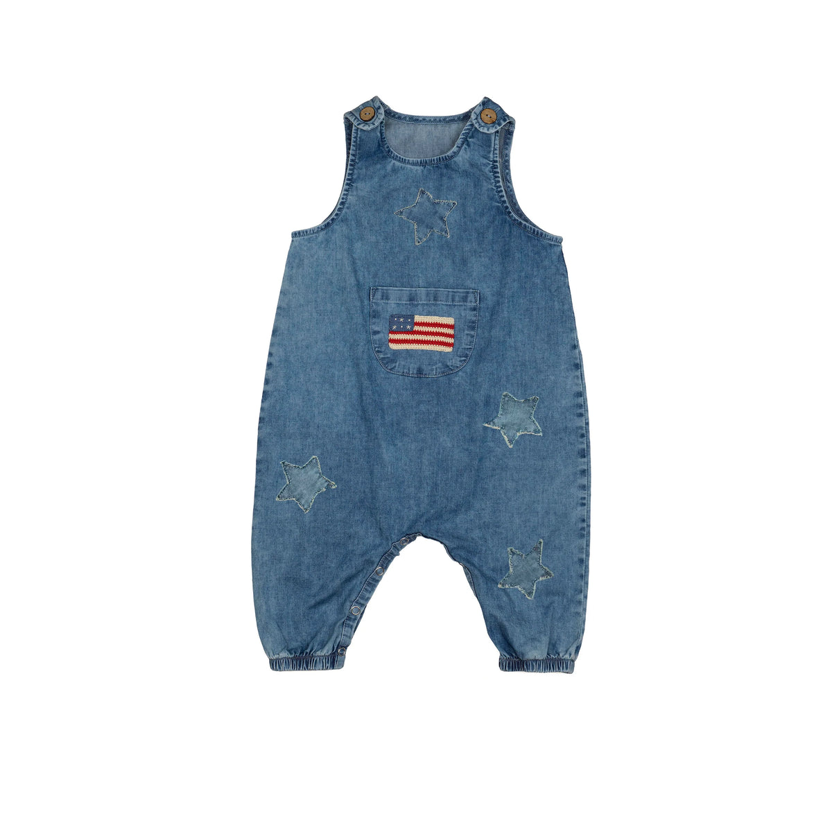 Pocket Jumpsuit - American Flag